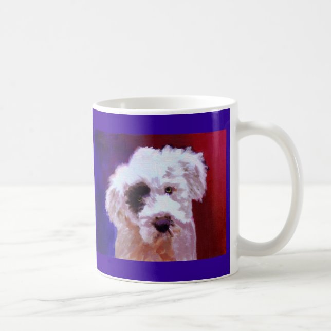 Pudel-Welpen-Tasse Kaffeetasse (Rechts)