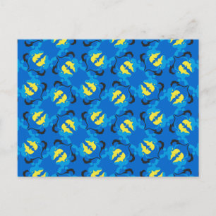 Pudel Zeit Postkarte