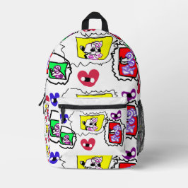 Pudelherz Bedruckter Rucksack