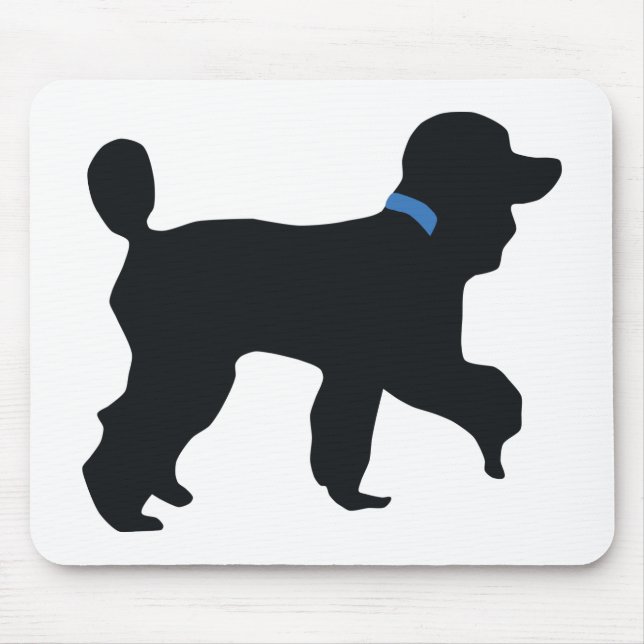 Pudelhund Mousepad (Vorne)