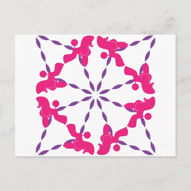 PudelMusterrolle Postkarte (Vorderseite)