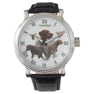 Pudelpointer, Jagd auf Fasan  Armbanduhr