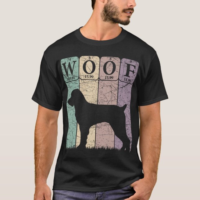 Pudelpointer Periodensystem Elemente Pudelpointer  T-Shirt (Vorderseite)
