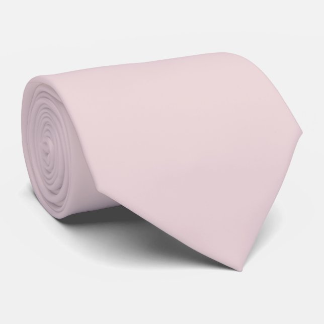 Puder-Rouge Pinkfarbton Krawatte (Gerollt)