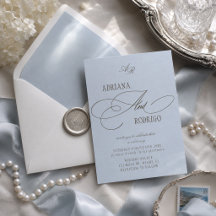 Puderblaue braune elegante Hochzeit