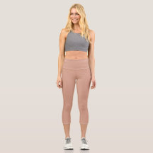 Puderrosa Einfarbig Activewear