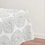 Puderzucker Donut Doughnut Frühstück Tischdecke<br><div class="desc">Tablecloth zeigt eine originale Marker-Abbildung von Kuchen,  die mit Zucker in Pulverform überzogen sind.</div>