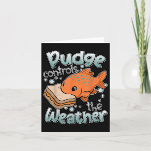 Pudge Kontrollen Das Wetter-Funny-Shirt Damen Mens Karte