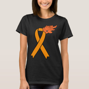 Pudgy-Fisch-Bewusstseinsband (Orange) T-Shirt