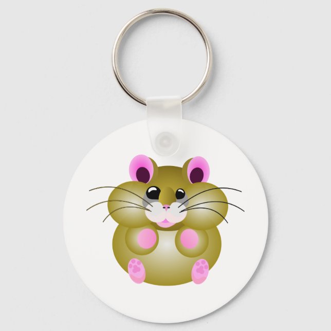 Pudgy Hamster Schlüsselanhänger (Vorderseite)