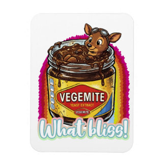 PUDU Soaking in Vegemite -What bliss- Magnet