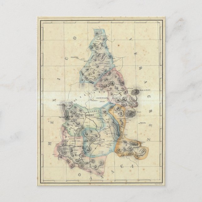 Puebla, Mexiko 2 Postkarte (Vorderseite)