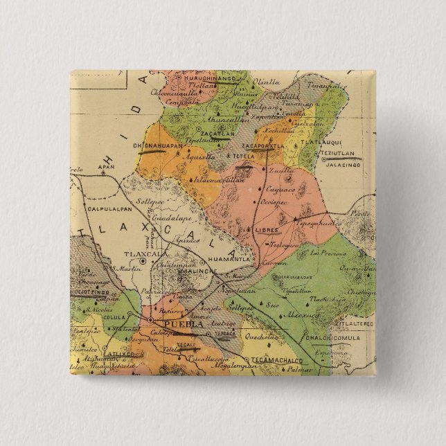 Puebla, Mexiko Button (Vorderseite)
