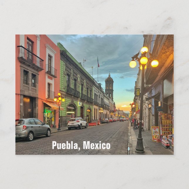 Puebla, Mexiko Postcard Postkarte (Vorderseite)