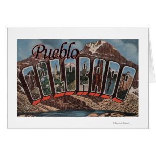Pueblo, Colorado - große Buchstabe-Szenen
