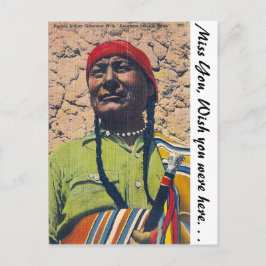 Pueblo Indian Postkarte