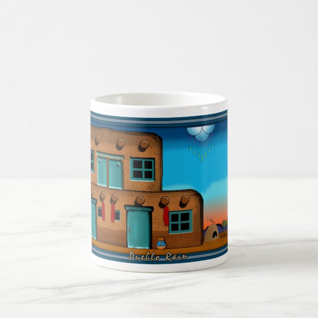 Pueblo-Regen Kaffeetasse (Mittel)