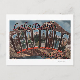 Pueblo Staat Park, Colorado Postkarte