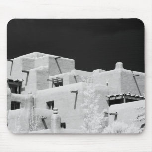 Pueblo-Stil-Adobe-Inn in Loretto, Santa Fe, Neu Mousepad