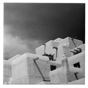 Pueblo-Stil-Adobe-Inn in Loretto, Santa Fe, New 2 Fliese