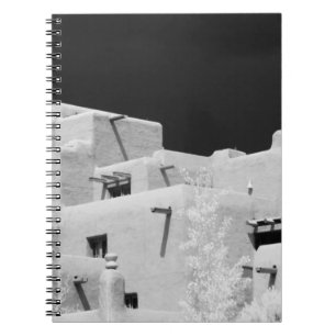 Pueblo-Stil-Adobe-Inn in Loretto, Santa Fe, New Notizblock