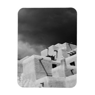 Pueblo style adobe Inn at Loretto, Santa Fe, New 2 Magnet