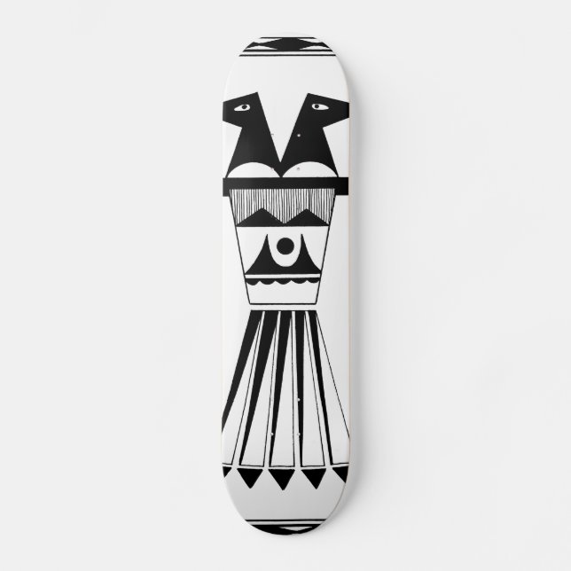 Pueblo Zwei-Vogel-Skateboard Skateboard (Vorderseite)