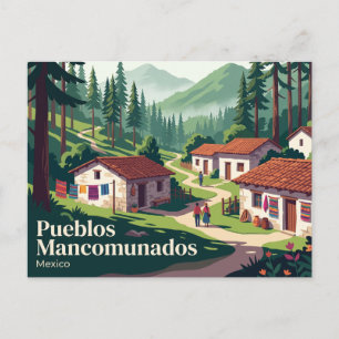 Pueblos Mancomunados, Oaxaca Mexiko Postkarte