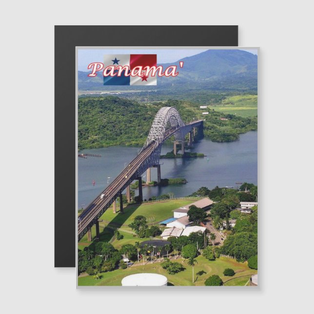 Puente De Las Américas - Panama - Magnetkarte (Vorne/Hinten)