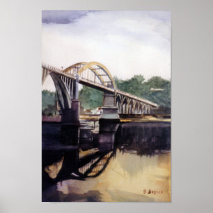 Puente del Pedrido (A Coruña) Poster