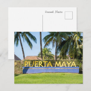 Puerta Maya Cruise Port, Cozumel, Mexiko Postkarte
