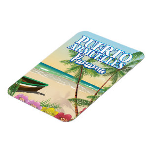 Puerto Armuelles Panama Beach Reiseplakat Magnet