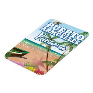Puerto Armuelles Panama Beach Reiseplakat Magnet