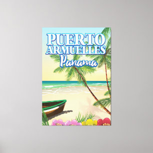 Puerto Armuelles Panama Strand Reiseplakat Leinwanddruck