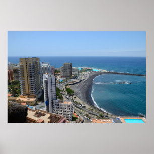 Puerto de la Cruz, Teneriffa, Spanien Poster