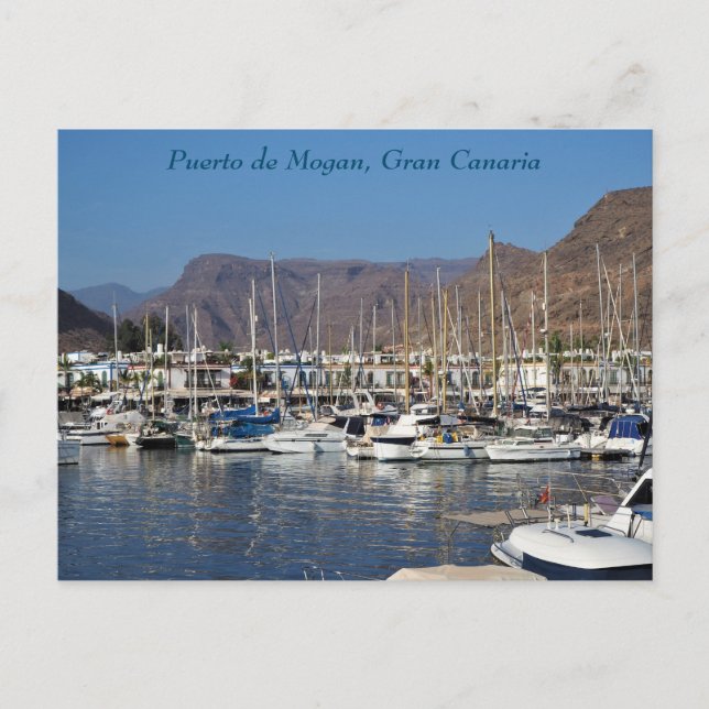 Puerto de Mogan, Gran Canaria, Postkarte (Vorderseite)