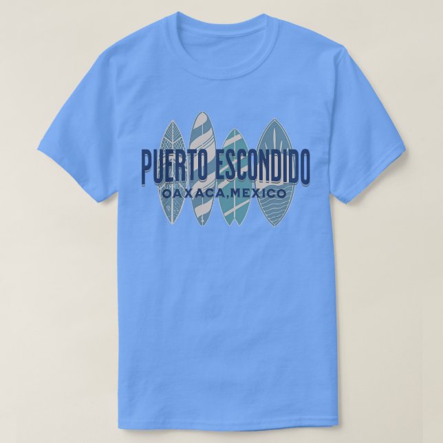 Puerto Escondido Oaxaca Mexiko Big Wave Surfing 1 T-Shirt (Design vorne)