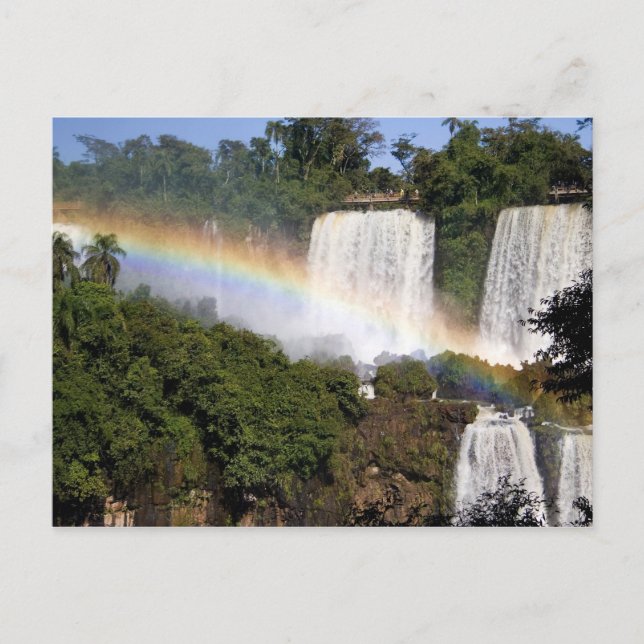 Puerto Iguazu, Argentinien. Das atemberaubende Hot Postkarte (Vorderseite)