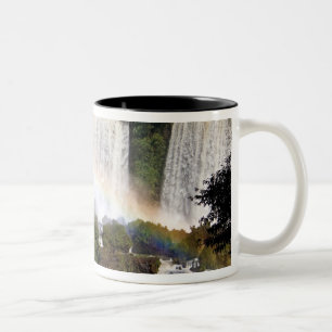 Puerto Iguazu, Argentinien. Die atemberaubende Zweifarbige Tasse