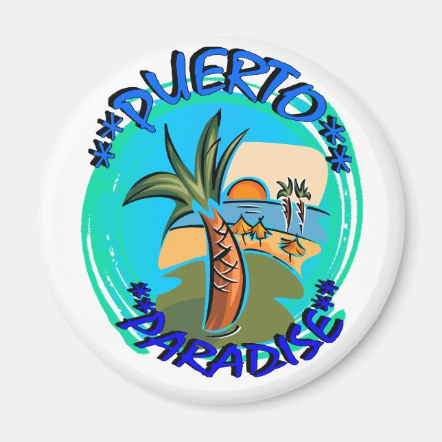 Puerto Paradise Magnet (Vorne)