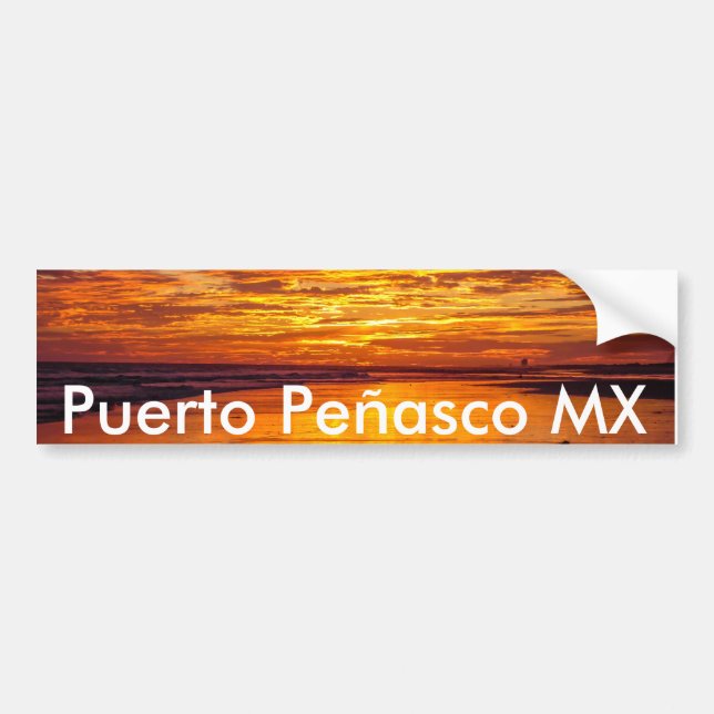 Puerto Peñasco alias Felsen-Punkt Mexiko Autoaufkleber (Vorne)