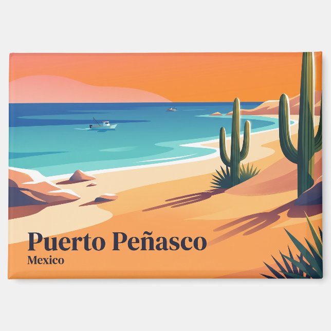 Puerto Peñasco Mexiko Magnet (Vorderseite)