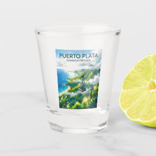 Puerto Plata Dominikanische Republik Schnapsglas