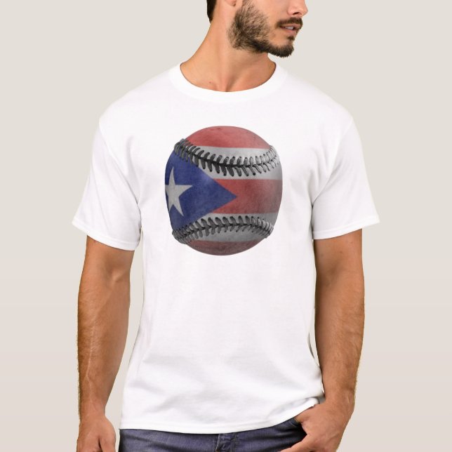 Puerto Rican Baseball T-Shirt (Vorderseite)