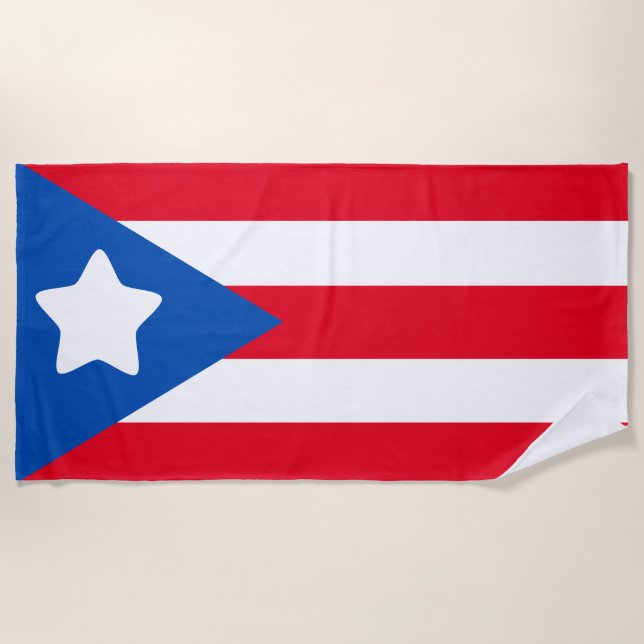 Puerto Rican Beach Handtuch (Vorderseite)