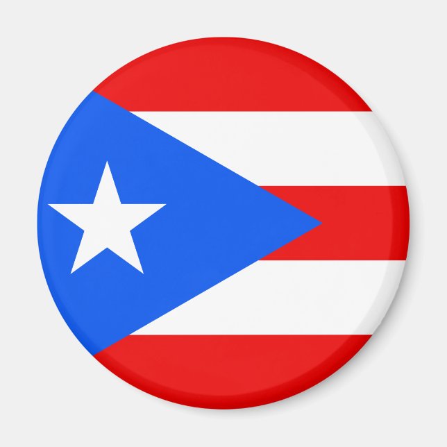 Puerto Rican Flag (Puerto Rico) Magnet (Vorne)