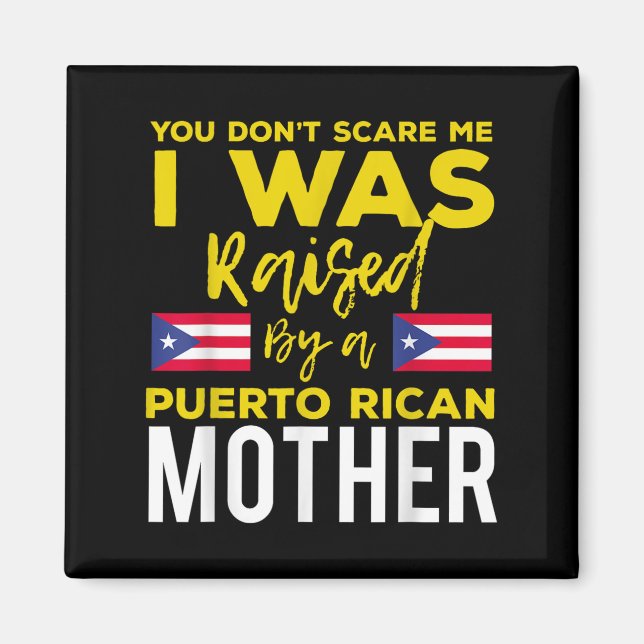 Puerto Rican Joke Quote Puerto Rico Pride  Magnet (Vorne)