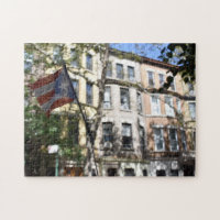 Puerto Rican Prix New York City Brownstones Foto