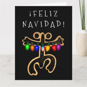 Puerto-ricanisches Coquí-Taíno-Weihnachtsfest Karte
