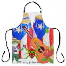 Puerto-ricanisches Kultur-Koch-Geschenk-Schürze